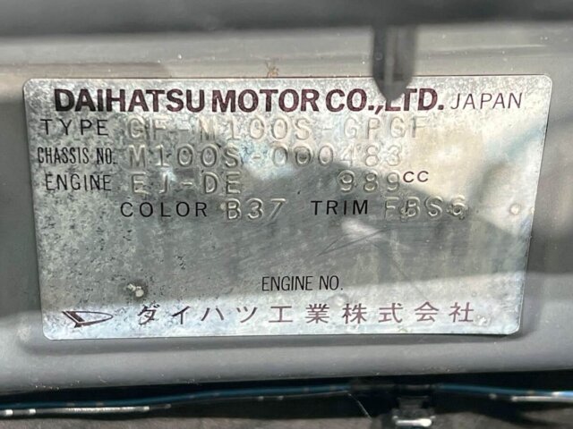1998 DAIHATSU STORIA