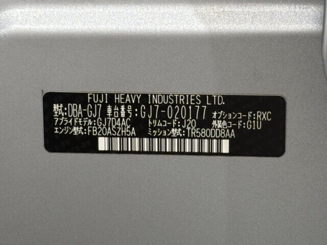 2015 SUBARU IMPREZA G4