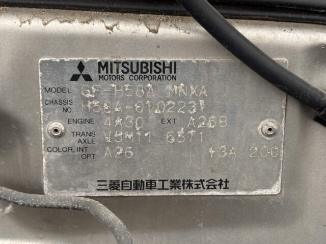 1999 MITSUBISHI PAJERO MINI