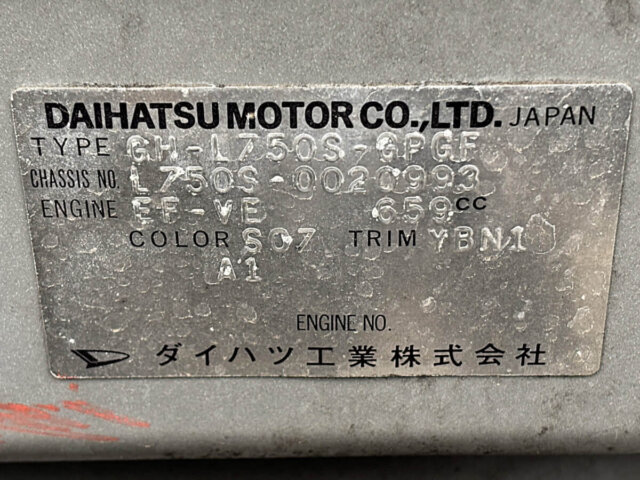 2000 DAIHATSU NAKED
